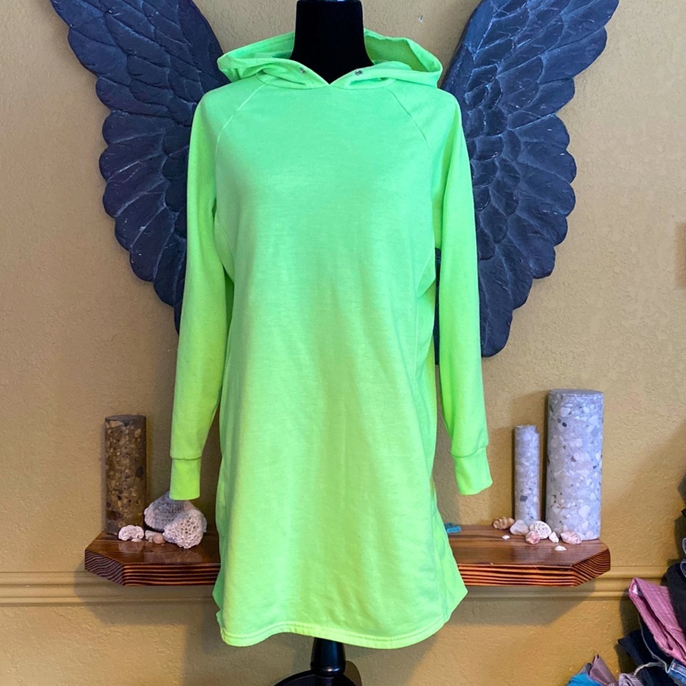 No Boundaries Kids Neon Sweater Dress/Tunic Sweater